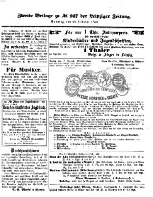 Leipziger Zeitung Sonntag 28. Oktober 1860