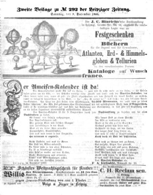 Leipziger Zeitung Sonntag 9. Dezember 1860