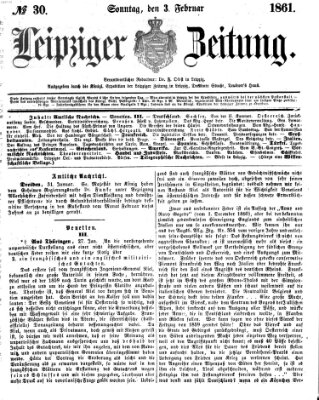 Leipziger Zeitung Sonntag 3. Februar 1861