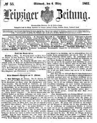 Leipziger Zeitung Mittwoch 6. März 1861