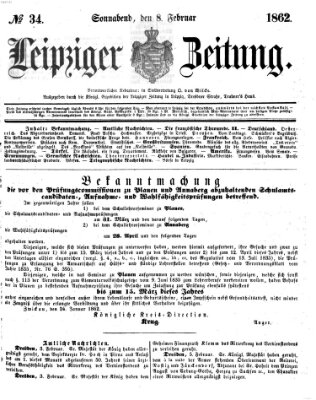 Leipziger Zeitung Samstag 8. Februar 1862