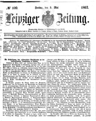 Leipziger Zeitung Freitag 9. Mai 1862
