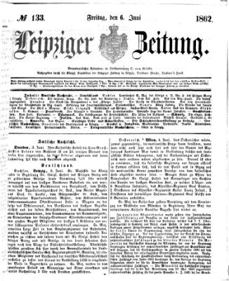 Leipziger Zeitung Freitag 6. Juni 1862