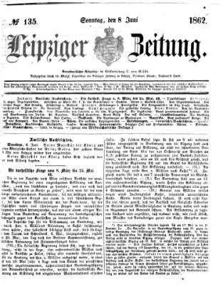 Leipziger Zeitung Sonntag 8. Juni 1862