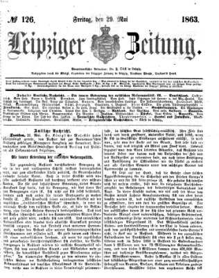 Leipziger Zeitung Freitag 29. Mai 1863