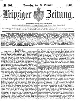 Leipziger Zeitung Donnerstag 24. Dezember 1863