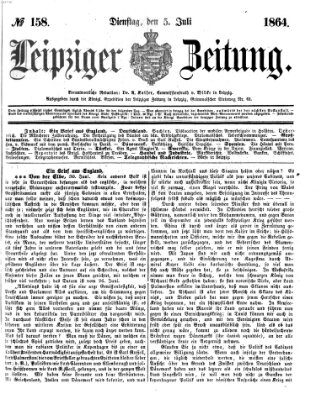 Leipziger Zeitung Dienstag 5. Juli 1864