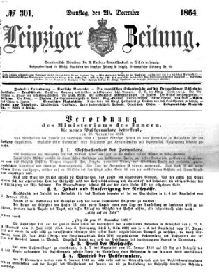 Leipziger Zeitung Dienstag 20. Dezember 1864