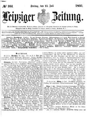 Leipziger Zeitung Freitag 13. Juli 1866