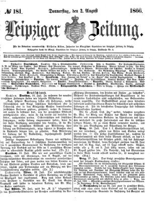 Leipziger Zeitung Donnerstag 2. August 1866