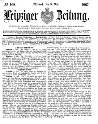 Leipziger Zeitung Mittwoch 8. Mai 1867