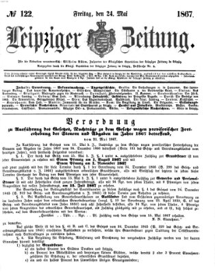 Leipziger Zeitung Freitag 24. Mai 1867