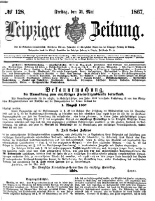 Leipziger Zeitung Freitag 31. Mai 1867