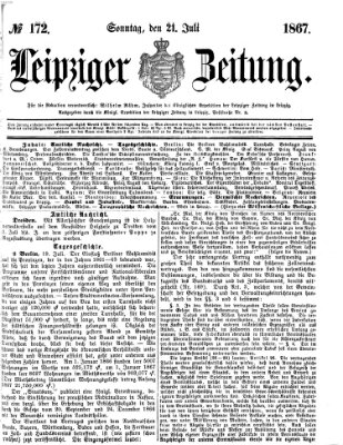 Leipziger Zeitung Sonntag 21. Juli 1867