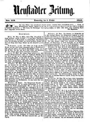 Neustadter Zeitung Donnerstag 4. Oktober 1855