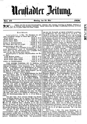 Neustadter Zeitung Samstag 10. Mai 1856