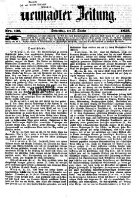 Neustadter Zeitung Donnerstag 27. Oktober 1859