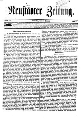 Neustadter Zeitung Samstag 5. Januar 1861