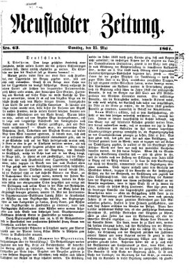 Neustadter Zeitung Samstag 25. Mai 1861