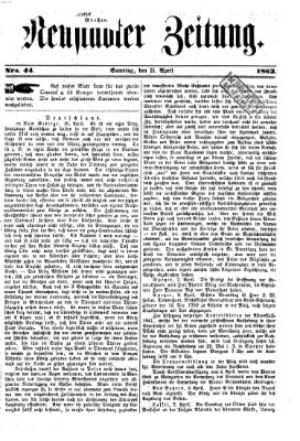 Neustadter Zeitung Samstag 11. April 1863