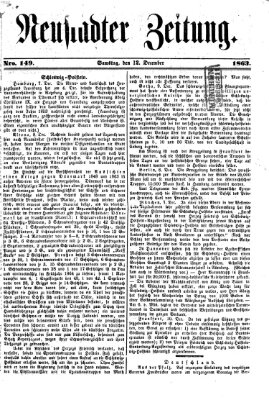 Neustadter Zeitung Samstag 12. Dezember 1863