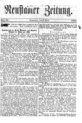 Neustadter Zeitung Donnerstag 6. April 1865