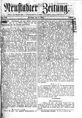Neustadter Zeitung Sonntag 4. März 1866