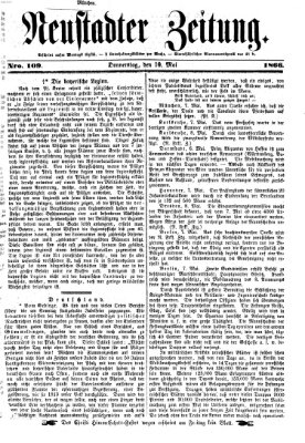 Neustadter Zeitung Donnerstag 10. Mai 1866