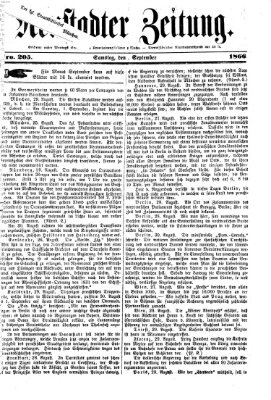 Neustadter Zeitung Samstag 1. September 1866