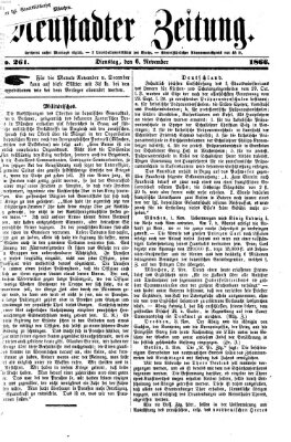 Neustadter Zeitung Dienstag 6. November 1866