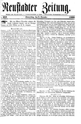 Neustadter Zeitung Donnerstag 6. Dezember 1866