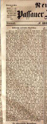 Neue Passauer Zeitung (Passauer Zeitung) Mittwoch 8. November 1848