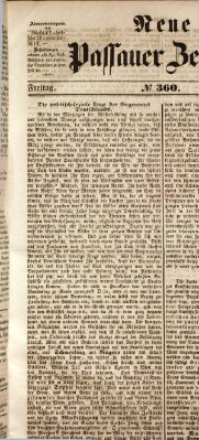 Neue Passauer Zeitung (Passauer Zeitung) Freitag 29. Dezember 1848