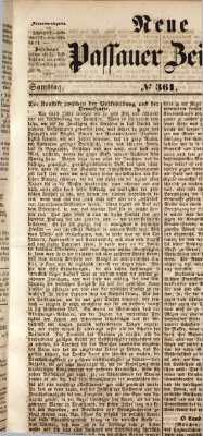Neue Passauer Zeitung (Passauer Zeitung) Samstag 30. Dezember 1848