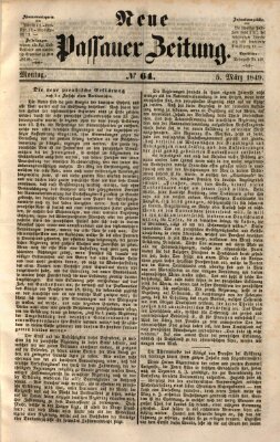 Neue Passauer Zeitung (Passauer Zeitung) Montag 5. März 1849