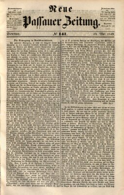 Neue Passauer Zeitung (Passauer Zeitung) Dienstag 29. Mai 1849