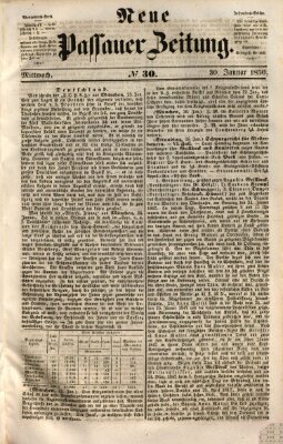 Neue Passauer Zeitung (Passauer Zeitung) Mittwoch 30. Januar 1850