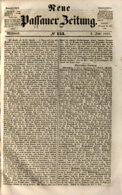 Neue Passauer Zeitung (Passauer Zeitung) Mittwoch 5. Juni 1850