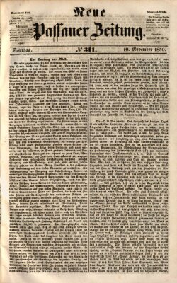 Neue Passauer Zeitung (Passauer Zeitung) Sonntag 10. November 1850