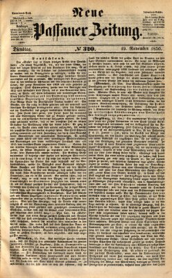 Neue Passauer Zeitung (Passauer Zeitung) Dienstag 19. November 1850