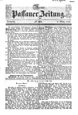 Neue Passauer Zeitung (Passauer Zeitung) Sonntag 6. März 1853