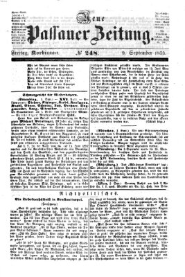 Neue Passauer Zeitung (Passauer Zeitung) Freitag 9. September 1853