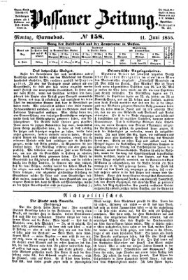 Passauer Zeitung Montag 11. Juni 1855