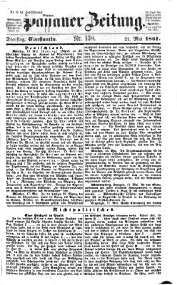 Passauer Zeitung Dienstag 21. Mai 1861