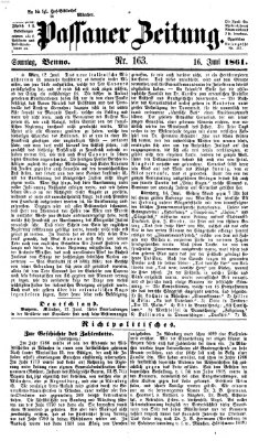 Passauer Zeitung Sonntag 16. Juni 1861