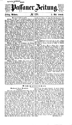Passauer Zeitung Freitag 2. Mai 1862