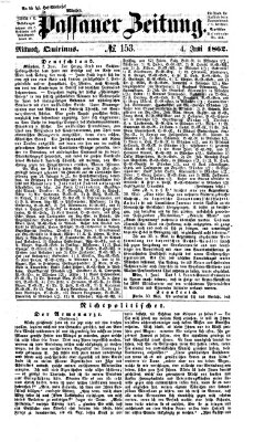 Passauer Zeitung Mittwoch 4. Juni 1862