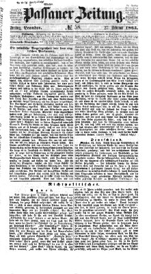 Passauer Zeitung Freitag 27. Februar 1863
