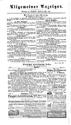 Passauer Zeitung Sonntag 12. Juli 1863