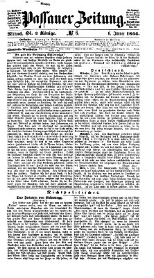 Passauer Zeitung Mittwoch 6. Januar 1864